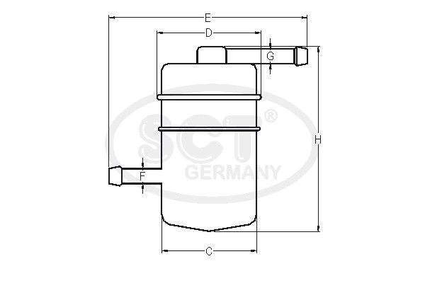 SCT GERMANY kuro filtras ST 485